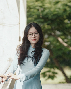 Nguyễn Lê Bảo Trân, học sinh lớp 12A4 Trường THPT chuyên Lê Quý Đôn (Đà Nẵng)