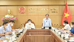 Bộ trưởng Bộ GD-ĐT Nguyễn Kim Sơn chủ trì hội nghị giáo dục ngày 12/8.
