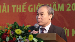 Thứ trưởng Nguyễn Vinh Hiển phát biểu tại buổi lễ phát động